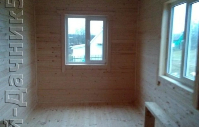 4 Каркасно-щитовой дом 7×5, 35 м², Псковская область, деревня Палкино (5)